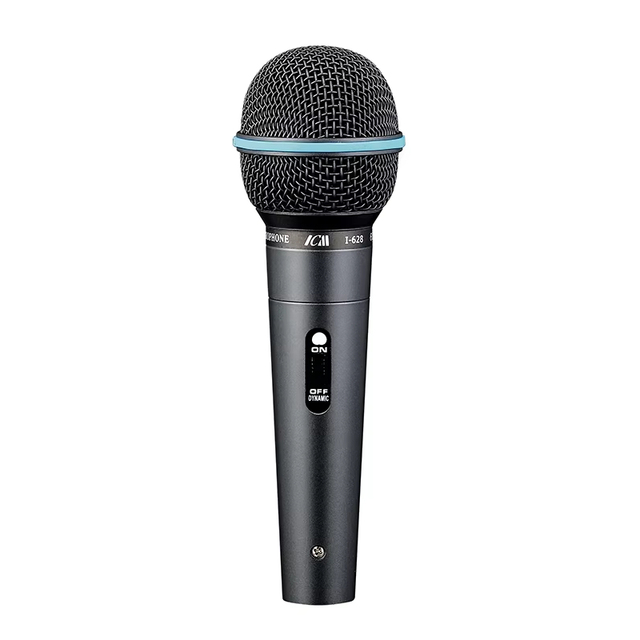 I-628 Professional Wired Dynamic Microphone with Noise Cancelling Handheld Vocal Mic for Karaoke Singing Stage Performance