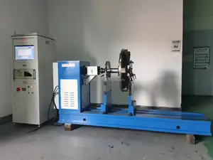 120 N.m. máquina de balanceamento de eixo de transmissão de torque de eixo de placa de moagem máquina de balanceamento dinâmico