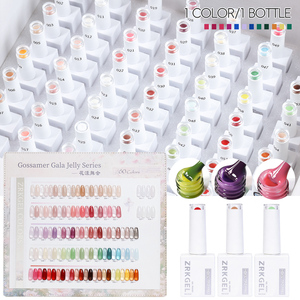 ZRKGEL OEM ODM Marca Privada 60 Colores Gelatina Moda <span class=keywords><strong>Semipermanente</strong></span> <span class=keywords><strong>Esmalte</strong></span> <span class=keywords><strong>de</strong></span> Gel UV Removible Set Suministro a Granel con Logotipo Personalizado - Product Image 2