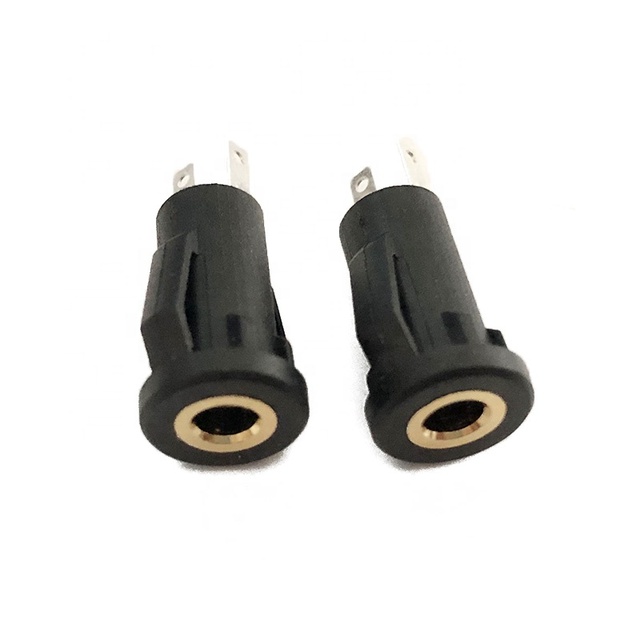 DAJIANG Gold Plated 3.5mm TRS Female Audio Jack Panel Mount Headphone Socket for Earphone Manufacturer's Speaker Connector