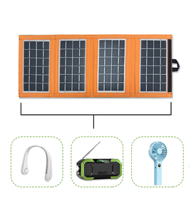 Table de camping Fullsun, chargeur de téléphone portable, talkie-walkie, chargeur de téléphone à alimentation continue, panneau solaire portable mini pliable - Product Image 4
