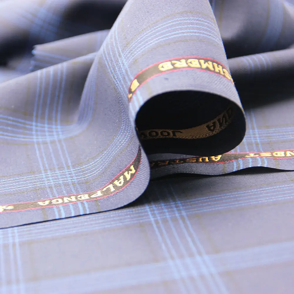 super quality Italian Luxury 70% Wool 30% Polyester Suiting Fabrics