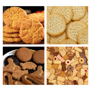 Pequeña máquina de prensa de galletas rotativa semiautomática de acero inoxidable para hacer galletas de nuez para panadería uso harina agua - Product Image 4