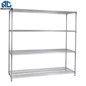 金属製ラック,金属製研磨ワイヤー棚金網棚4段 - Product Image 4