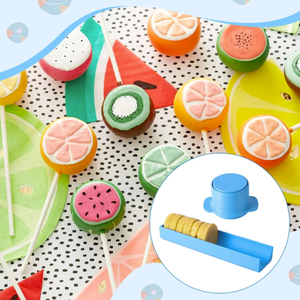 Gemakkelijk Te Gebruiken En Schoon 9 Inch Bakvorm Plastic Ronde Cake Pop Maker Kit Cutter En Pusher Met Dienblad Mallen En Gereedschappen Set - Product Image 6