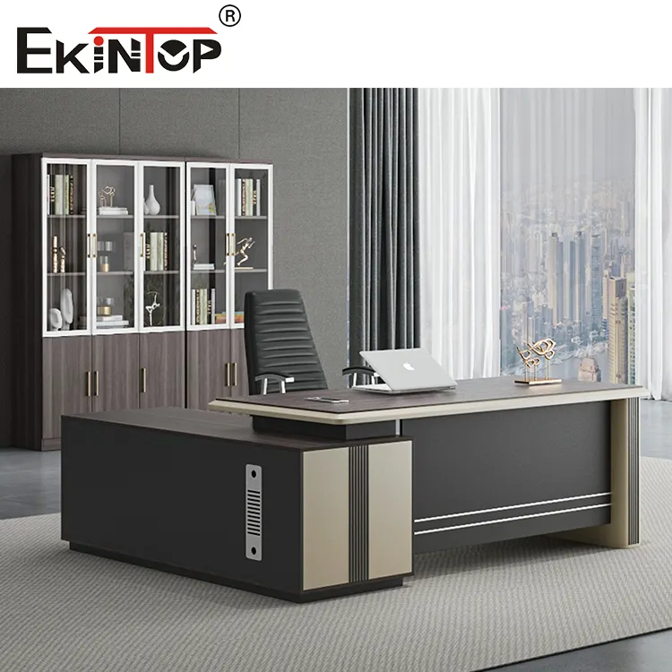 Ekintop sedia da ufficio di lusso e scrivania moderna minimalista