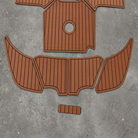 Tapis de pont de bateau personnalisé en mousse EVA auto-adhésif antidérapant imitation teck pour accessoires de bateau Sea Doo 230 Challenger 2008-2012