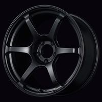 Ensemble de 4 jantes forgées 6061-T6 personnalisées 19x9.5J ET45 5x120 style R6 usinées Hyper Black à déport profond pour Civic Type R FL5