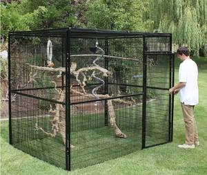Cage à Oiseaux d'Extérieur Robuste Galvanisée de 1,8 m - Product Image 2
