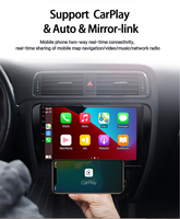 JAC 961A MTK 8227 Wifi 4 núcleos doble Din Universal 9 "10" Autoradio coche Video música navegación reproductor estéreo Wifi RDS Fm Bt 32GB