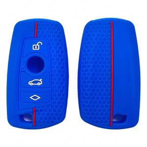 Funda de Silicona Estilo Panal para Llave de BMW Serie 5/3/1 320Li 528 X3 X4, Modelo BM-C, Anti-caídas - Product Image 5