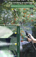Pulvérisateur d'arrosage électrique automatique, pistolet d'arrosage automatique avec tuyau d'eau, pulvérisateur de jardin pour plantes, arrosage