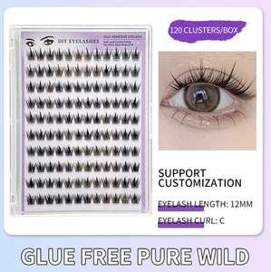 Aesphylash Brown pour Cils Synthétiques : Kit de Cils en Grappes Faits Main avec Base Fine et Pointue, Plateaux de Cils pour Wimpers Pestañas - Product Image 4