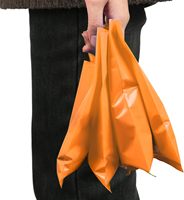 Sacs en plastique pour cadeaux de fête, petits sacs cadeaux, mini sacs en plastique pliables découpés sur mesure pour courses