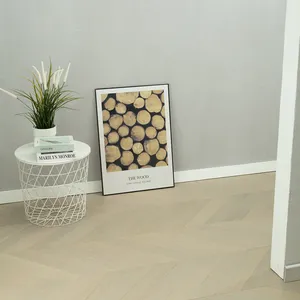 Plancher en bois massif FSII en noyer teinté meilleure vente plancher en bois dur multicouche en chêne lisse TAP & GO