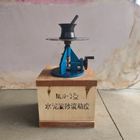 Good Performance High Precision Hand Operated Cement Mortar Flow Table Test Apparatus / Manual Flow Table Tester for Sale