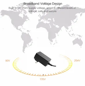 Global Charger Wall Mount Plug In Type AC/DC Adaptor 5V 9V 12V 24V 1A 2A 3A 4A 5A 6A 7A 8A PSU Power Adapter Supply