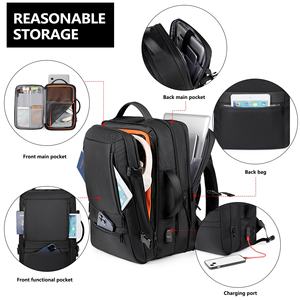 Рюкзак для ноутбука VIPOKO с индивидуальным логотипом, водонепроницаемый, вместимостью 36-55 л, для путешествий на открытом воздухе, расширяемый дизайн - Product Image 3