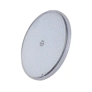 Bóng Đèn LED PAR56 Siêu Mỏng Bằng Nhựa Resin IP68 Tinh Chế Đèn Chìm Đài Phun Nước Đèn Led Bể Bơi Dưới Nước Piscina