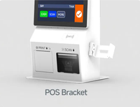 Kiosque de libre-service, borne de paiement automatique, terminal de point de vente avec lecteur de carte NFC, écran tactile pour magasin de détail