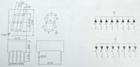 Module d'affichage LED professionnel à 7 segments, 1 chiffre, 0,5 pouce, conçu pour les alimentations de laboratoire et les voltmètres