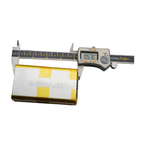 מכירות חמות ZonYou 1260100 סוללת נוזל בתא כיס 10000mAh קתודה LiCoO2 500 מחזורים 165 גרם עבור בנק כוח נייד - Product Image 6