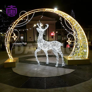 Luces LED de Arco Personalizadas para Interiores/Exteriores, Decoraciones Navideñas y para Múltiples Festividades, Impermeables IP65, Certificación CE y RoHS, Personalizables - Product Image 2
