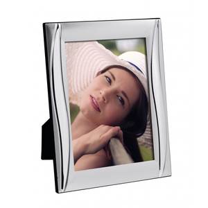 Modern Luxury <b>10x15</b> Satin Aluminum Alloy and Plastic Photo <b>Frame</b> for Home Decor and Weddings - Product Image 1