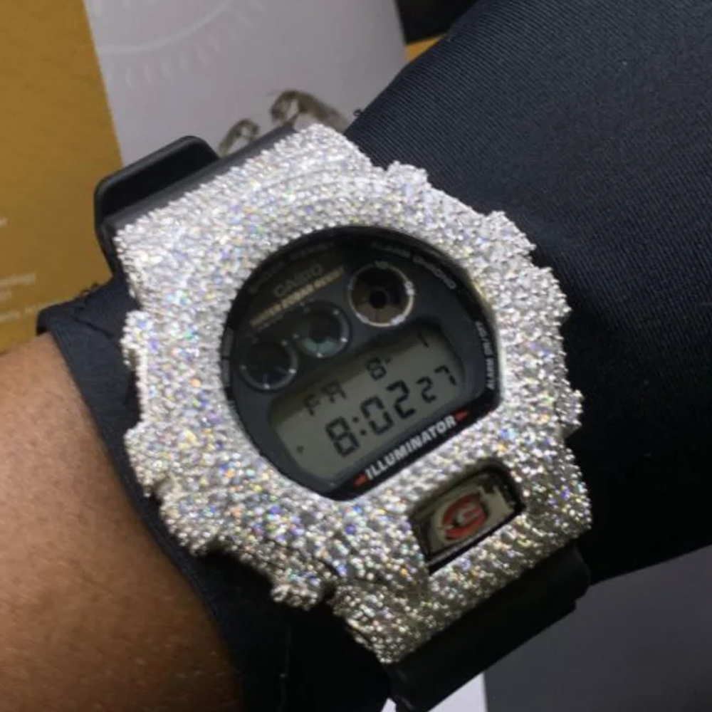 White with watch