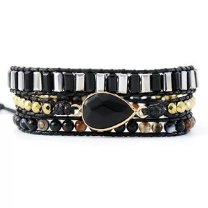 Ciondolo Cuore in Labradorite con Perline Placcate Argento, Classico, per Guarigione, Equilibrio, Calma, Protezione Spirituale, Meditazione, Unisex - Product Image 5