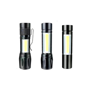 Xách tay mini LED Đèn pin sạc USB Torch Hợp kim nhôm nhỏ cầm tay ánh sáng cho trường hợp khẩn cấp cắm trại Túi ánh sáng đèn flash - Product Image 2