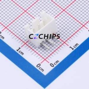 W2542100-3PW2113 Wire-to-Board Pin Header Bent Lead Through Hole,P=2.54mm Connector 1x3P 2.5mm Right Angle Insert XH - Product Image 1