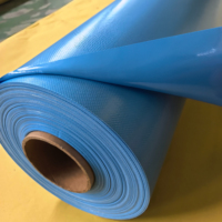 Rouleau de Bâche PVC Enduit Imperméable pour Auvents et Tentes, Qualité Usine, 610gsm 650gsm 800gsm