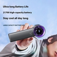 2025 Portable Mini Wind Cannon Turbine De Poche Haute Vitesse Petit Ventilateur USB Pliable Anglais Fonctionnement pour Une Utilisation En Plein Air
