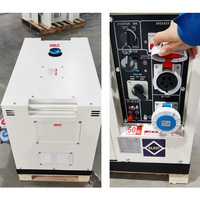 Générateur diesel triphasé silencieux à châssis ouvert 3kVA 4.6kVA 5kVA 6000W 3000 tr/min avec ATS, démarrage automatique et démarrage à distance aux EAU