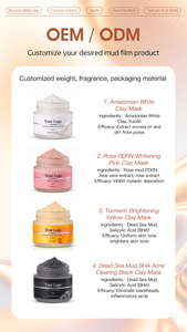 <span class=keywords><strong>Masque</strong></span> Facial Nettoyant en Profondeur à l'Argile Blanche Amazone et Extrait de Curcuma, Contrôle du Sébum, Éclaircissant, Anti-Acné - Offre Spéciale - Product Image 4