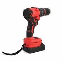 Perceuse sans fil 21V sans balais, kit d'outils électriques pour l'assemblage de meubles de patio extérieur, avec batterie au lithium et tournevis électrique