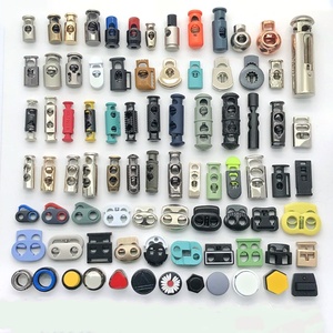 Pengunci Tali Logam Satu Lubang Warna Hitam 15mm, Pengunci Tali Pegas, Pengatur Tali <span class=keywords><strong>Bungee</strong></span>, Pengunci Ujung Tali - Product Image 4