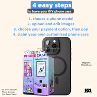 Mesin cetak casing ponsel Diy print otomatis OEM ODM cerdas mesin penjual casing ponsel Diy mesin cetak casing ponsel Diy
