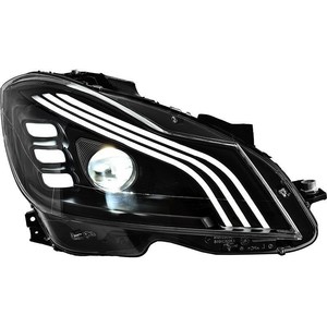 Gruppo Fari per <span class=keywords><strong>Mercedes</strong></span> Classe C <span class=keywords><strong>W204</strong></span> <span class=keywords><strong>C180</strong></span> C200 Stile Maybach con Luci Diurne a LED - Product Image 4