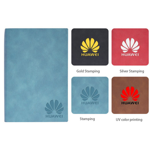 Biểu Tượng Tùy Chỉnh In Da Bìa Cứng Máy Tính Xách Tay Tùy Chỉnh Lót Tạp Chí Máy Tính Xách Tay Retro Rắn Màu Da Cừu Máy Tính Xách Tay - Product Image 2