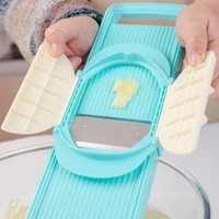 Handmatige PP groentehakker mandoline snijder ui aardappel 1.7mm fijn 2.5mm medium 3.0mm groot julienne plakjes vaatwasserbestendig