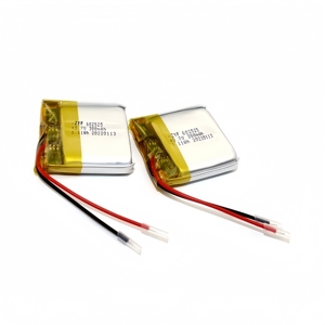 Nhà máy trực tiếp <span class=keywords><strong>3.7V</strong></span> 300mAh 2 dây 602525 Polymer Lithium Ion Pouch Li-ion pin cho TWS ghi <span class=keywords><strong>Smartband</strong></span> MP3 thông minh đồng hồ - Product Image 2