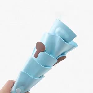 Bonnet de bain pour bébé avec logo personnalisé écologique et imperméable EVA Cartoon Ensemble de douche Nettoyage Bonnet de lavage pour bébé Bonnet de <span class=keywords><strong>shampoing</strong></span> doux pour bébé - Product Image 5