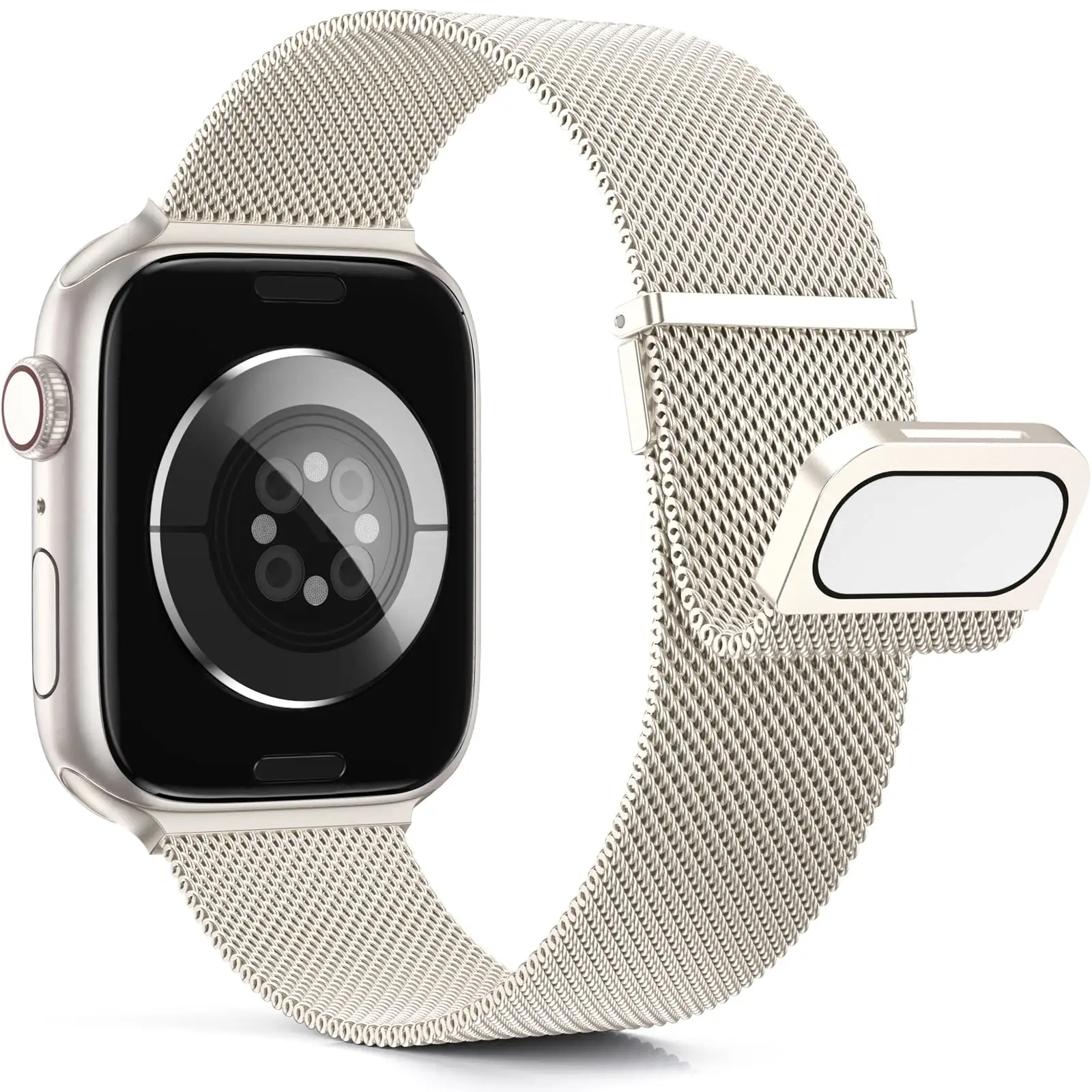 Apple Watch用磁気ストラップ41 40 38 42 44 45 49mm、iWatch ultrase用メンズウィメンズデュアルマグネットループバンド