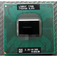 Procesador Intel Core 2 Duo T7500 SLA44 SLAF8 de 2.2 GHz, Doble Núcleo, Doble Hilo, 4M, 35W, Socket P