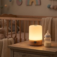 Lampe de bureau LED créative 2026 à chargement USB avec capteur de présence humaine, veilleuse d'ambiance colorée pour table de chevet