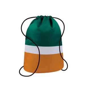 Multi Colors Fitness <b>Swimming</b> 420d Checked Oxford Drawstring <b>Bag</b> Print logo Wet and Dry Separation Sports Drawstring Backpack - Product Image 2