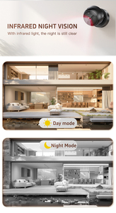 2025 siêu nhỏ kích thước nhỏ xách tay Wifi máy ảnh với 200mAh pin 720P Mạng CCTV IR tầm nhìn ban đêm cho nhà trong nhà - Product Image 5