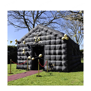 Tente gonflable noire de discothèque LED Portable Pop-Up de boîte de nuit tente de fête pour les ventes - Product Image 4